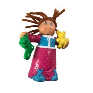 Cabbage Patch Kids CPK Doll Mini Figures Figurines 1992 Girl Christmas Vintage